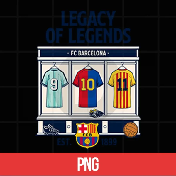 Digital FC Barcelona Legacy Of Legends Est 1899 Shirt