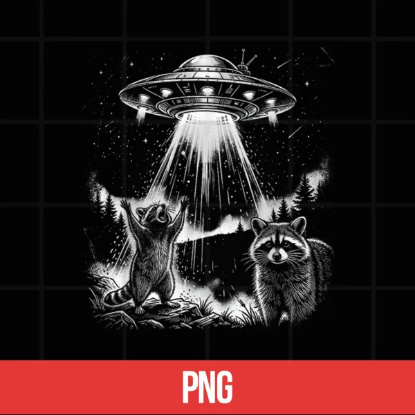 Funny Alien Raccoon Ufo Shirt 5 Digital Funny Alien Raccoon UFO Shirt