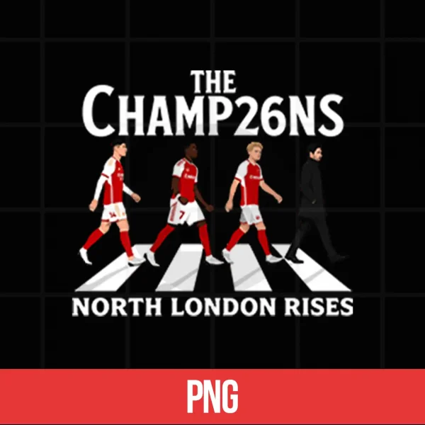The Champ26Ns North London Rises Arsenal Champions PNG 5 Digital The Champ26ns North London Rises Arsenal Champions Shirt 2