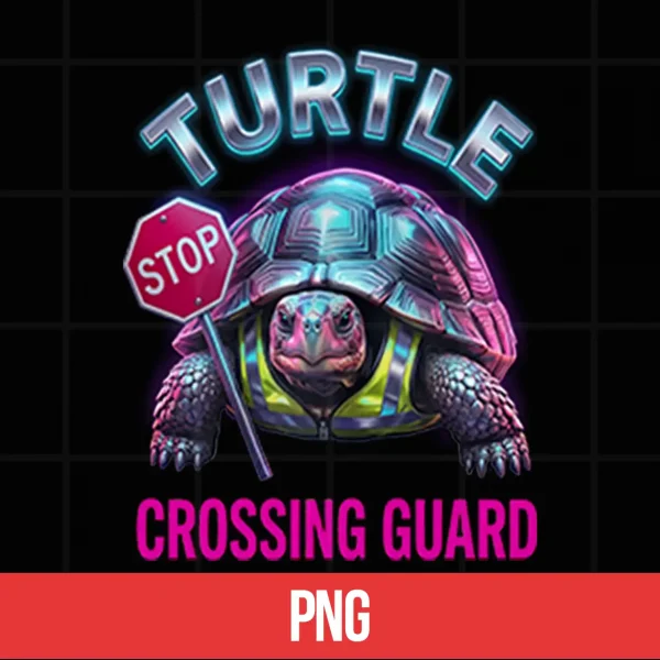 Digital Turtle Crossing Guard Shirt