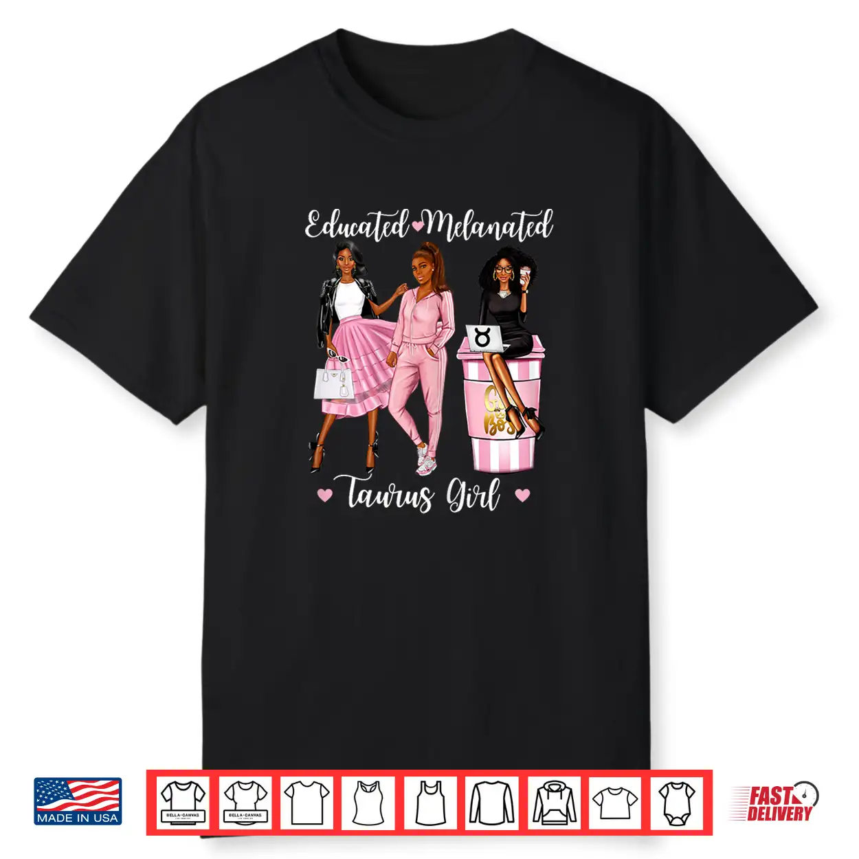 Educated Melanated Taurus Black Culture Brown Skin Shirt Educated Melanated Taurus Black Culture Brown Skin Shirt
