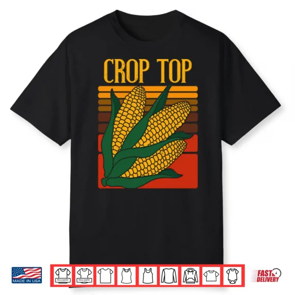 Funny Crop Top Corn PNG