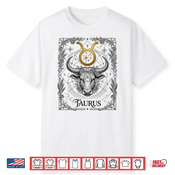 Funny Taurus Zodiac Sign April May Birthday Men Women Shirt