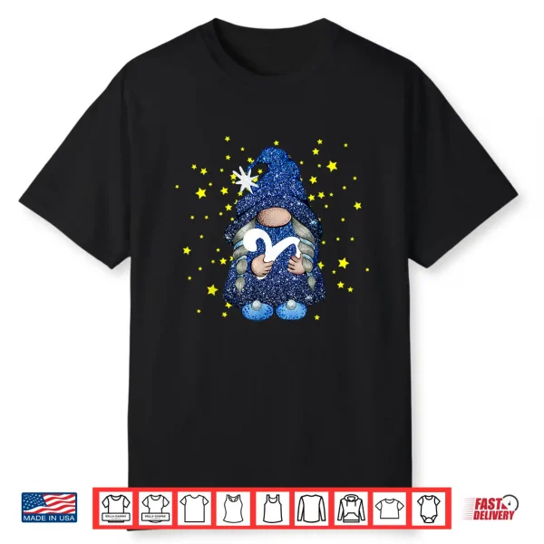 Gnome Zodiac Aries Astrology Constellation Shirt