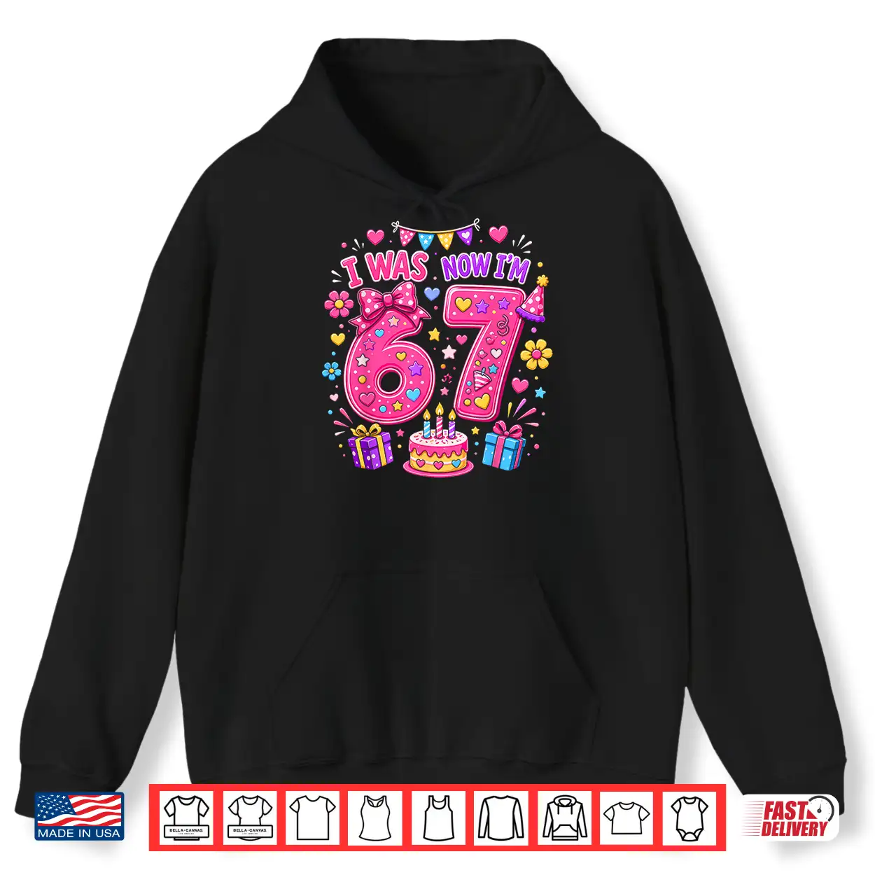 7Th Birthday Girls I Was 6 Now I’M 7 Girl Turning 7 Birthday Shirt 7Th Birthday Girls I Was 6 Now I’M 7 Girl Turning 7 Birthday Shirt