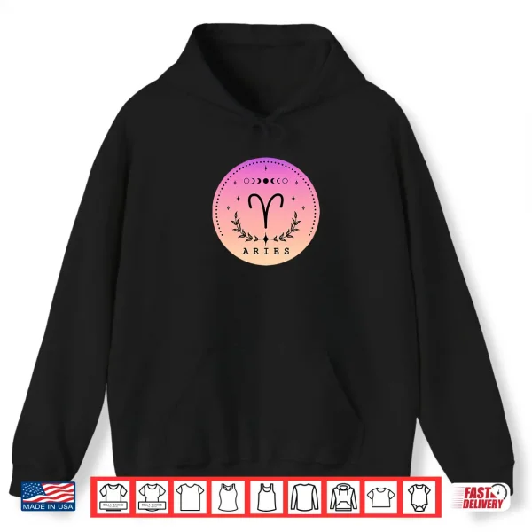 Aries Birthday Present Women Girl Zodiac Sign Aries Shirt 1 Hoodie Aries Birthday Present Women Girl Zodiac Sign Aries Shirt