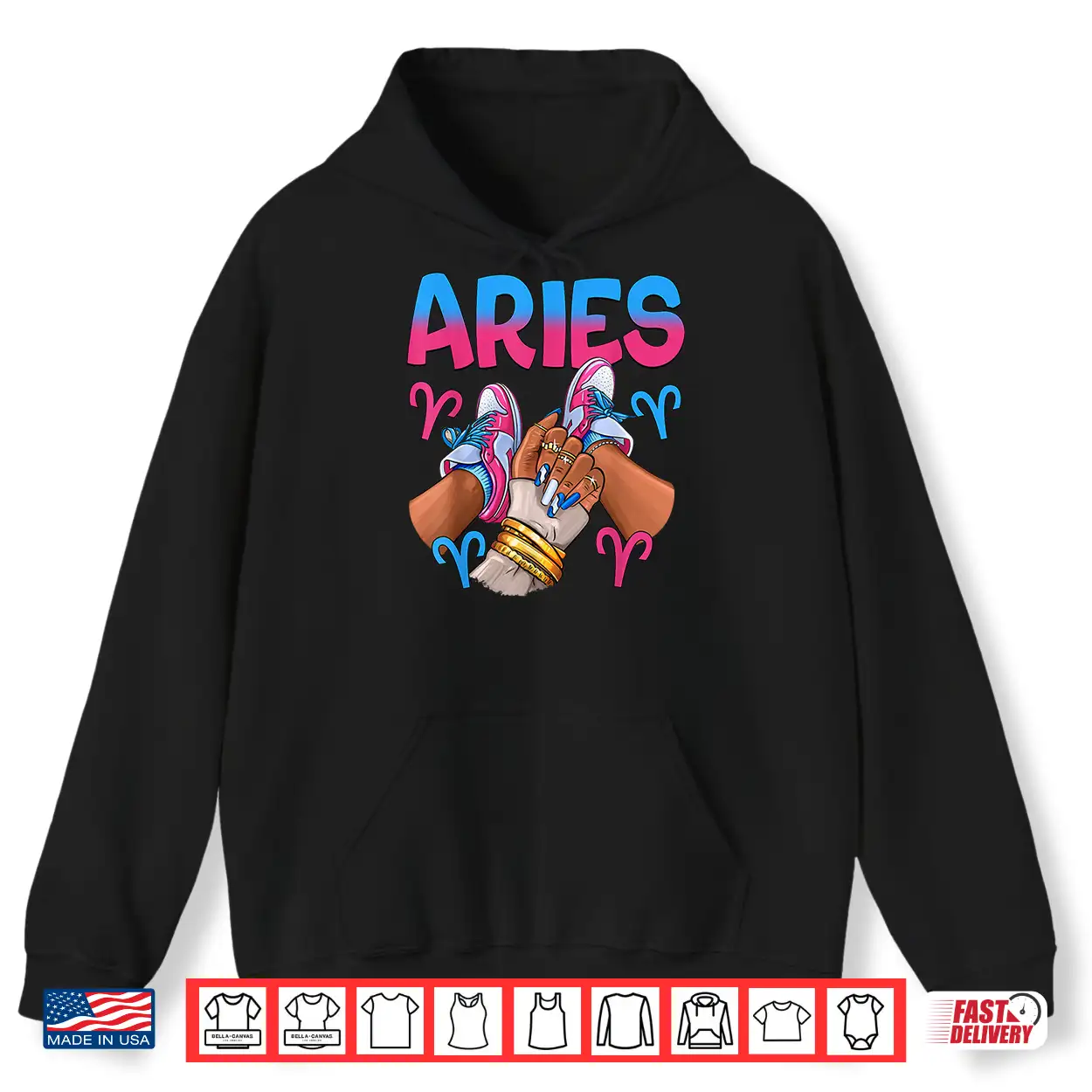Aries Black Girl Women Sneakers Nails Zodiac Birthday Shirt Aries Black Girl Women Sneakers Nails Zodiac Birthday Shirt