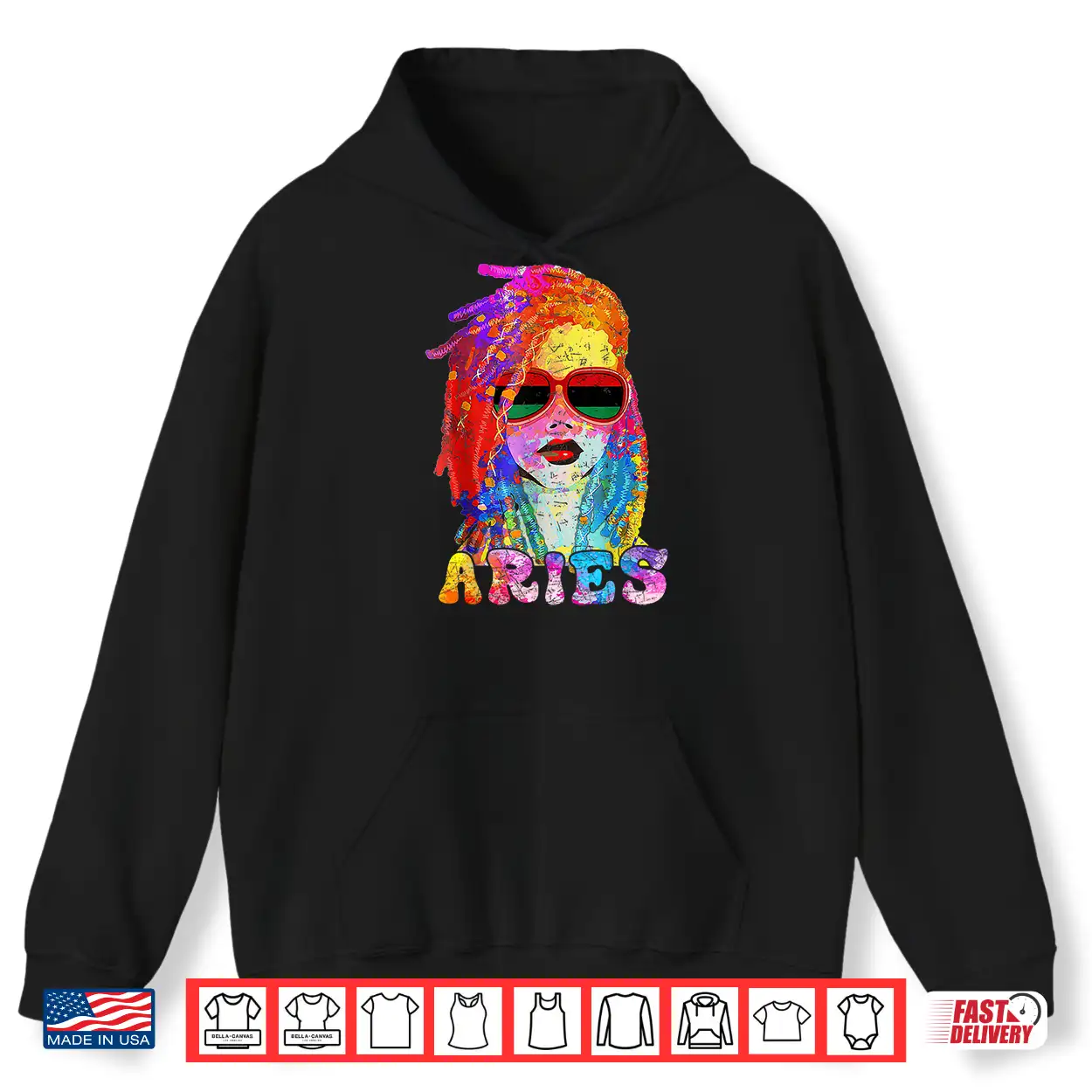 Aries Girl Loc’D Hair Art Zodiac Birthday Black Woman Shirt Aries Girl Loc’D Hair Art Zodiac Birthday Black Woman Shirt