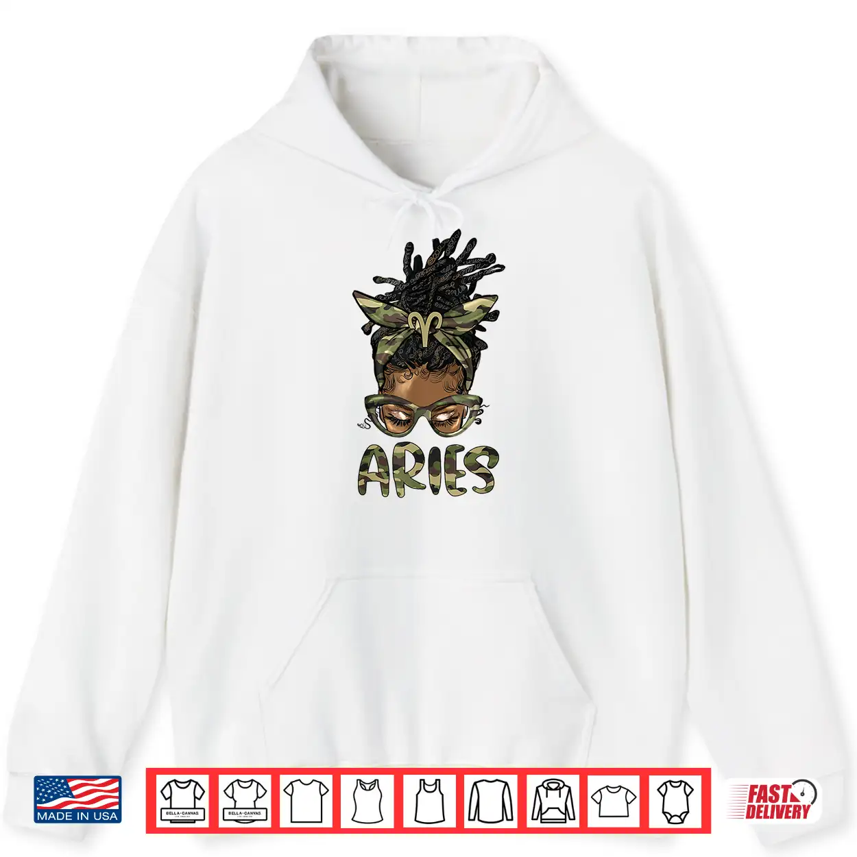 Aries Girl Woman Loc’D Messy Bun Camo Black Women Shirt Aries Girl Woman Loc’D Messy Bun Camo Black Women Shirt