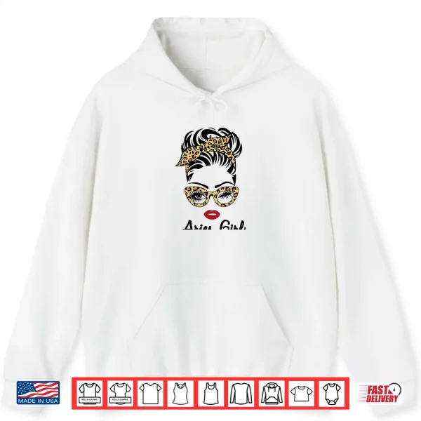Hoodie Aries Horoscope Gifts Women Girls Zodiac Sign Astrology Shirt