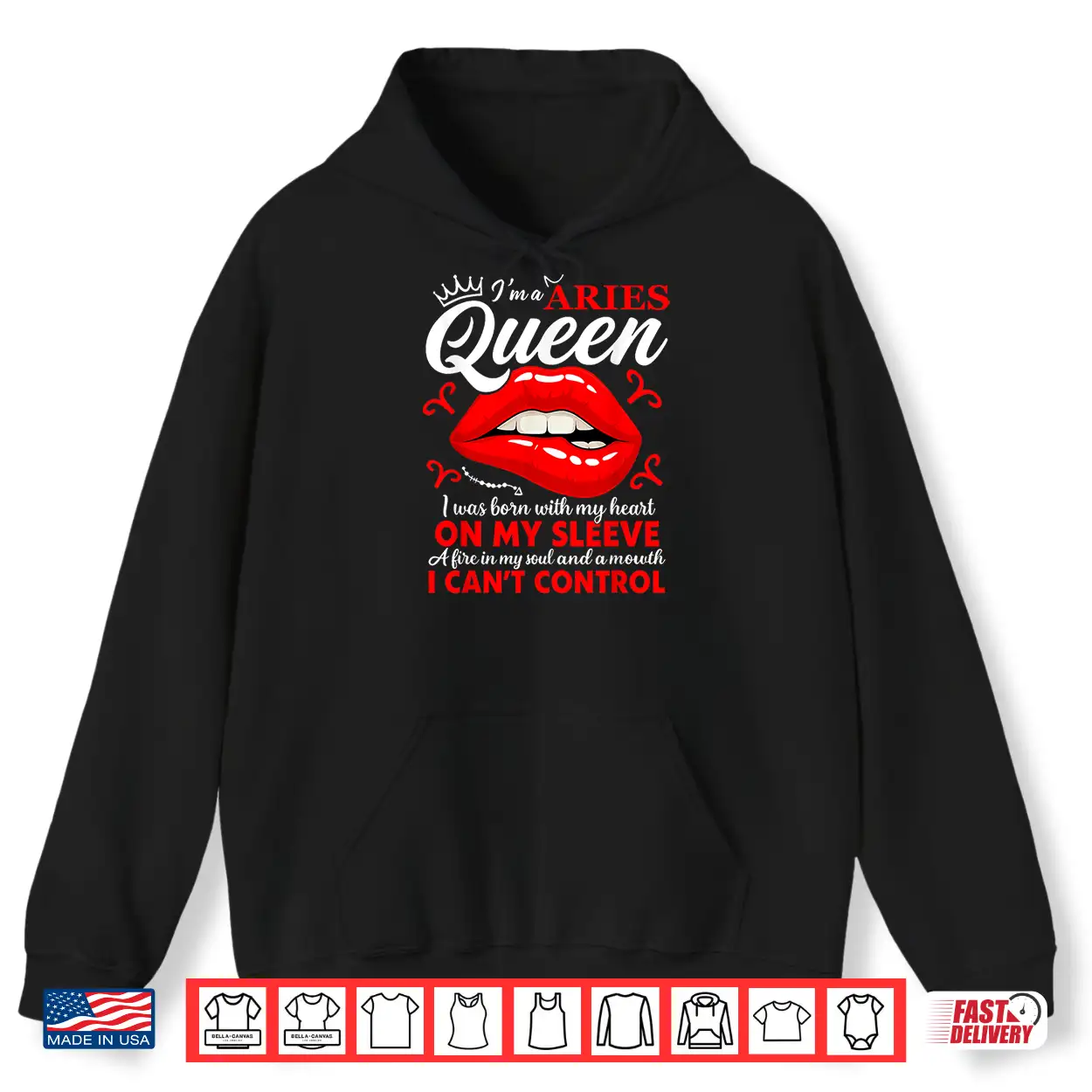 Aries Queen Zodiac Red Lip Birthday Graphic Men Women Shirt Aries Queen Zodiac Red Lip Birthday Graphic Men Women Shirt