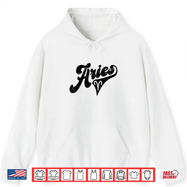 Aries Retro Zodiac Astrology Horoscope Aries Shirt 1 Hoodie Aries Retro Zodiac Astrology Horoscope Aries Shirt
