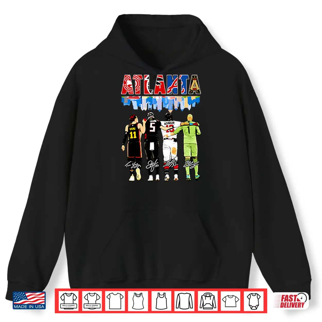Atlanta Sports Legends Shirt Atlanta Sports Legends Shirt