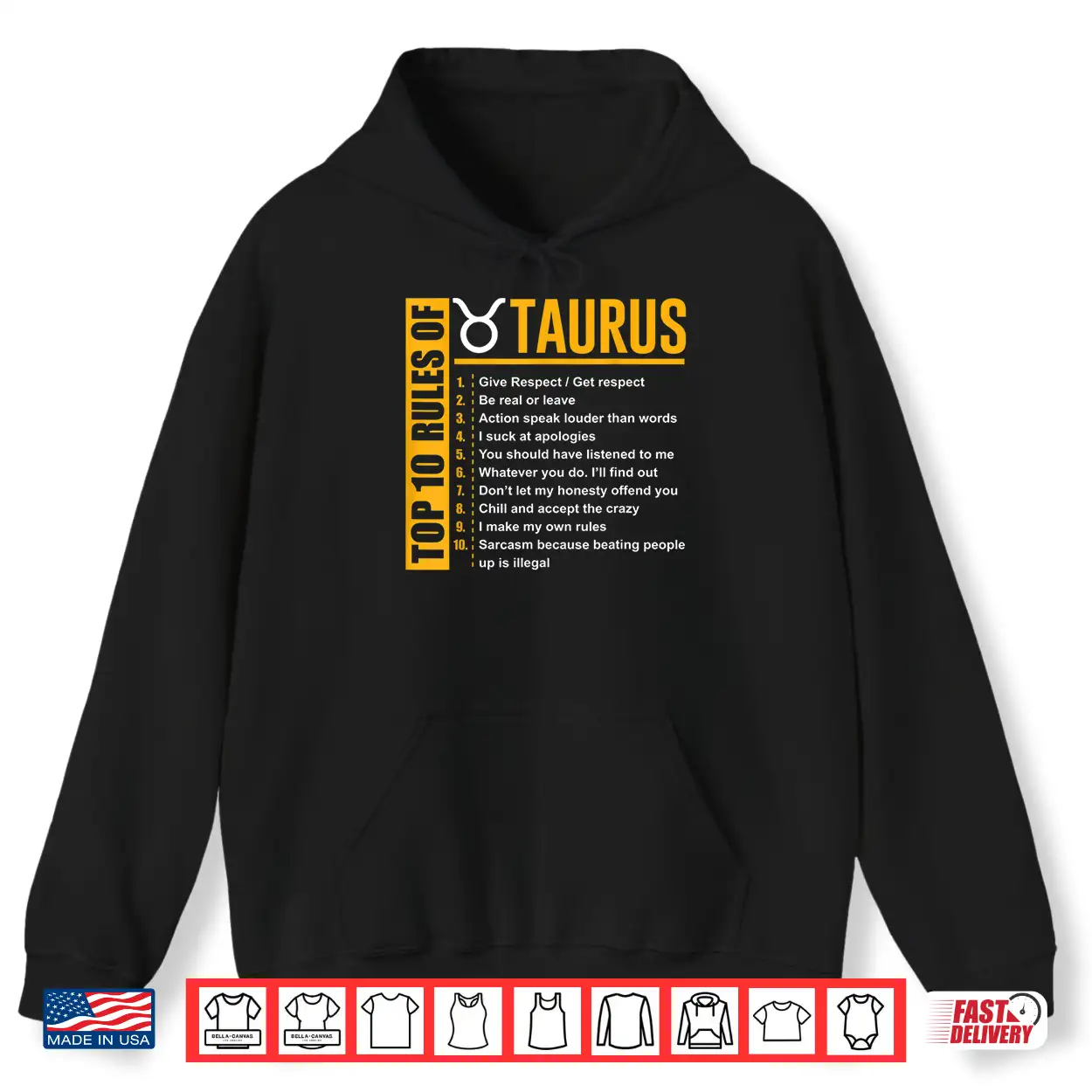 Birthday Gifts Top 10 Rules Of Taurus Zodiac Shirt Birthday Gifts Top 10 Rules Of Taurus Zodiac Shirt