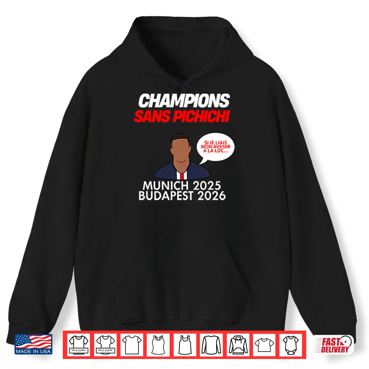 Champions Sans Pichichi Munich 2025 Budapest 2026 Shirt Champions Sans Pichichi Munich 2025 Budapest 2026 Shirt