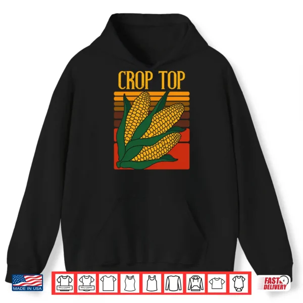Hoodie Funny Crop Top Corn Shirt 2