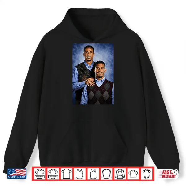 Gabriel And Saliba Step Brothers Arsenal Shirt 1 Hoodie Gabriel And Saliba Step Brothers Arsenal Shirt