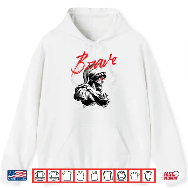 Hoodie Greek God Statue x Brave Soul x Aries x Lightning Streetwear Shirt