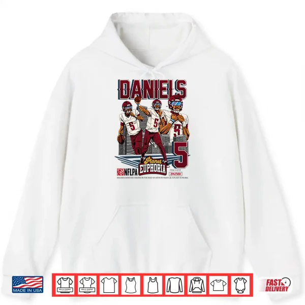 Hoodie Jayden Daniels Vintage Football Shirt 2