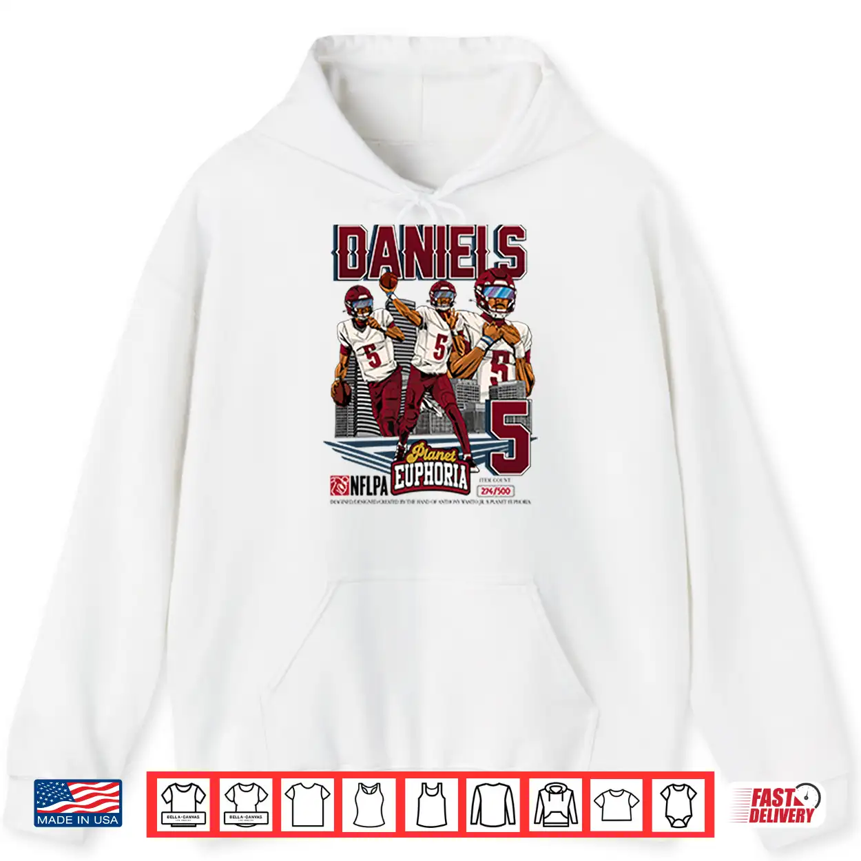 Jayden Daniels Vintage Football Shirt Jayden Daniels Vintage Football Shirt