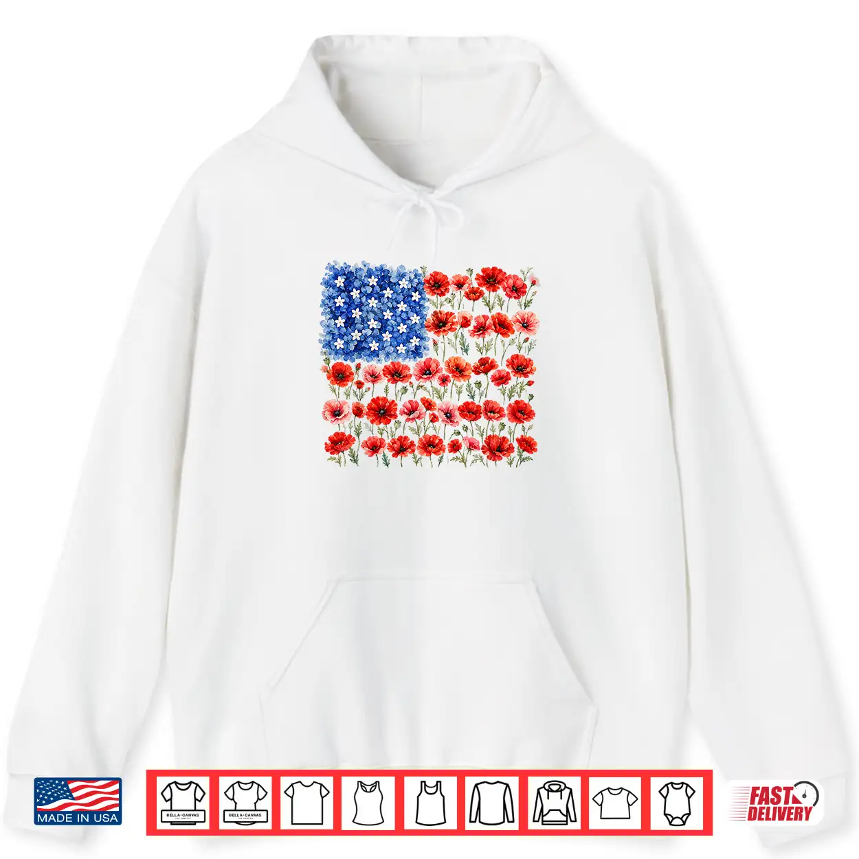 Red Poppy Flower American Flag Memorial Day Poppies Shirt Red Poppy Flower American Flag Memorial Day Poppies Shirt