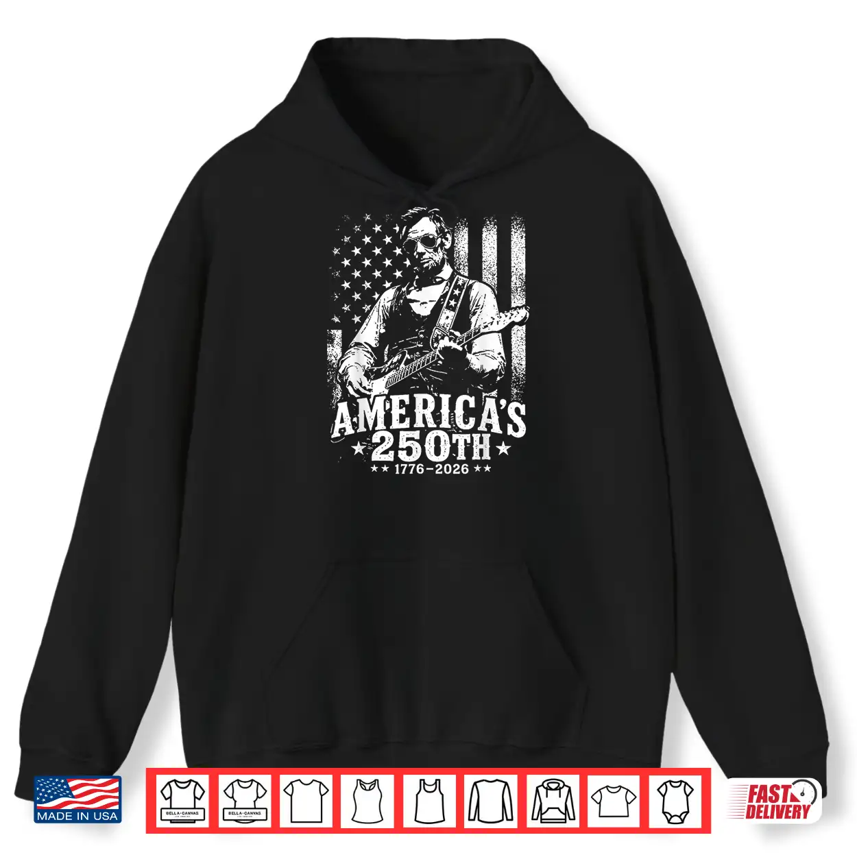 Retro Abe Lincoln Guitar United States 250 Anniversary Shirt Retro Abe Lincoln Guitar United States 250 Anniversary Shirt