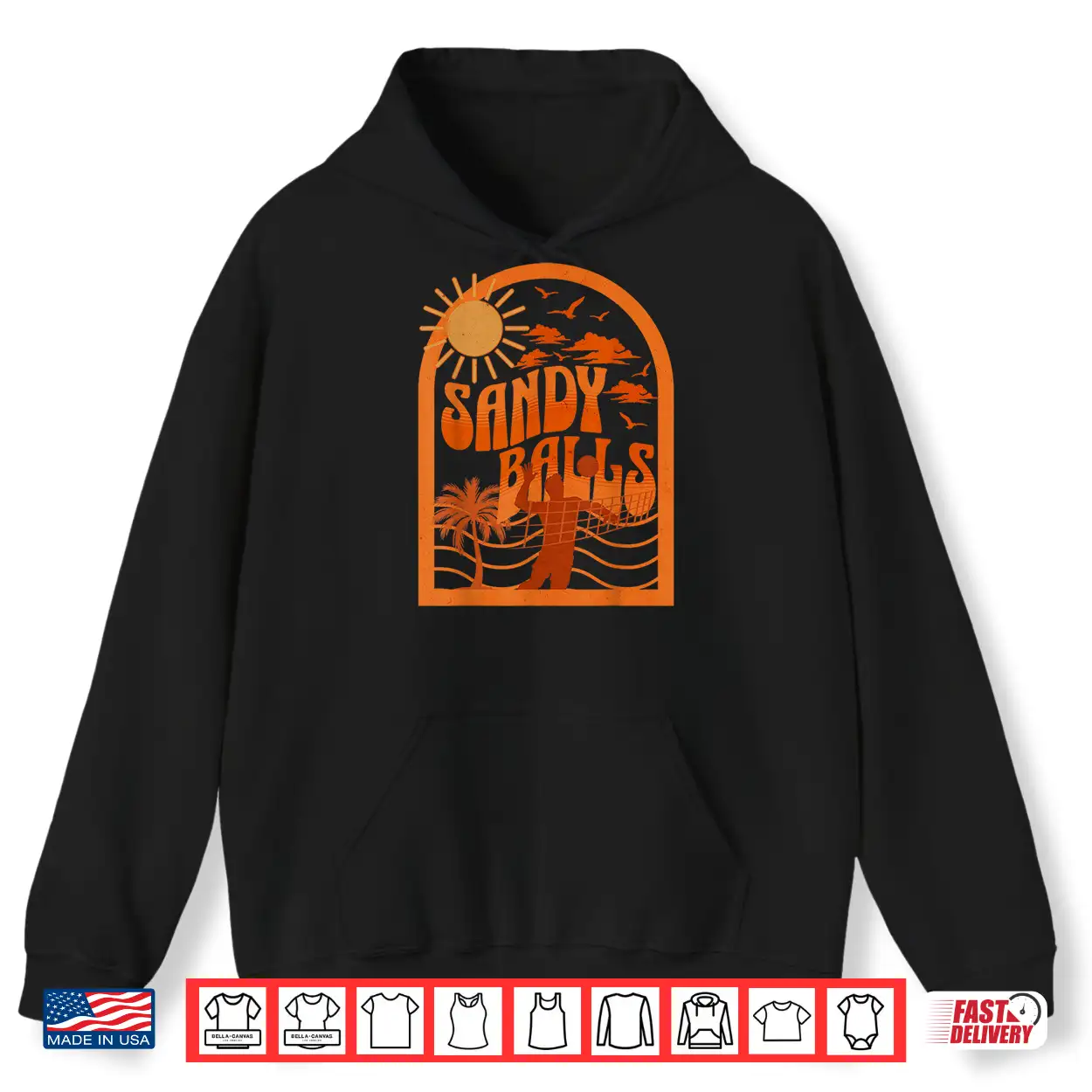 Sandy Balls Funny Beach Volleyball Shirt Sandy Balls Funny Beach Volleyball Shirt