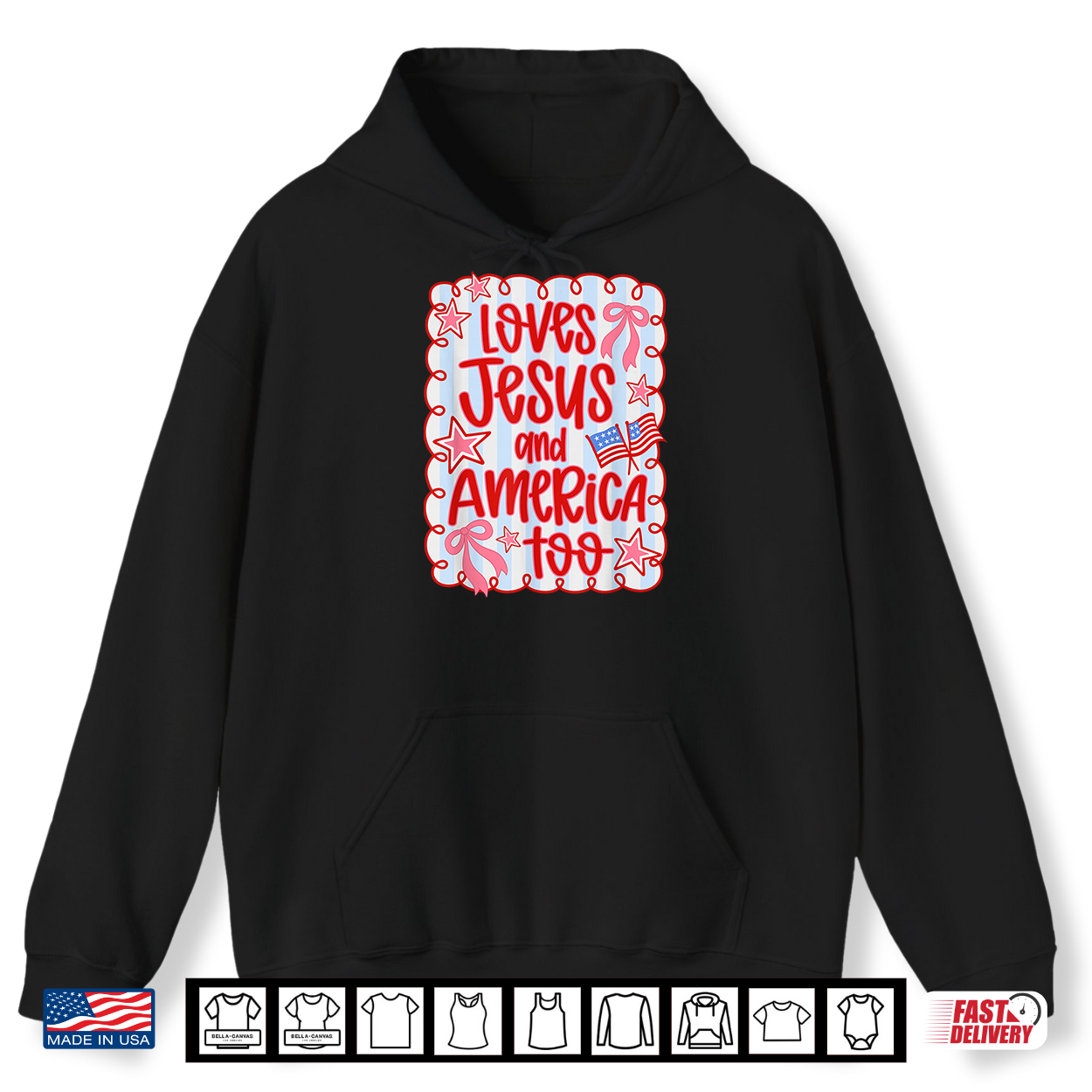 She Loves Jesus And America Too Usa Flag 4Th Of July Shirt She Loves Jesus And America Too Usa Flag 4Th Of July Shirt