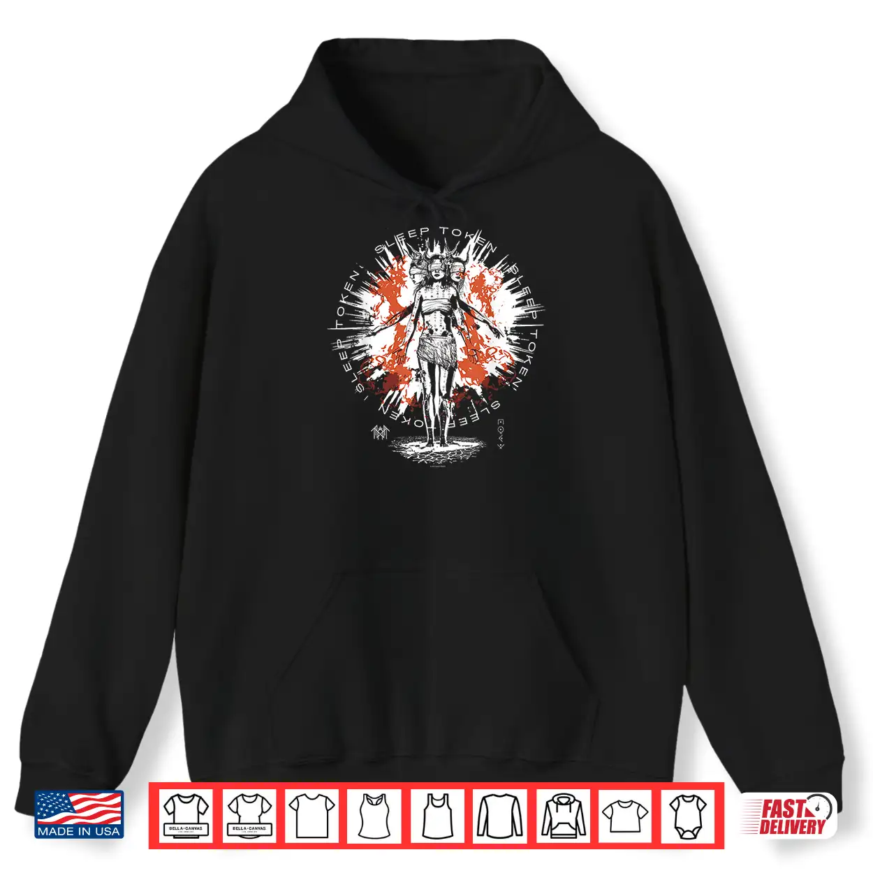 Sleep Token Rain Navy Shirt Sleep Token Rain Navy Shirt