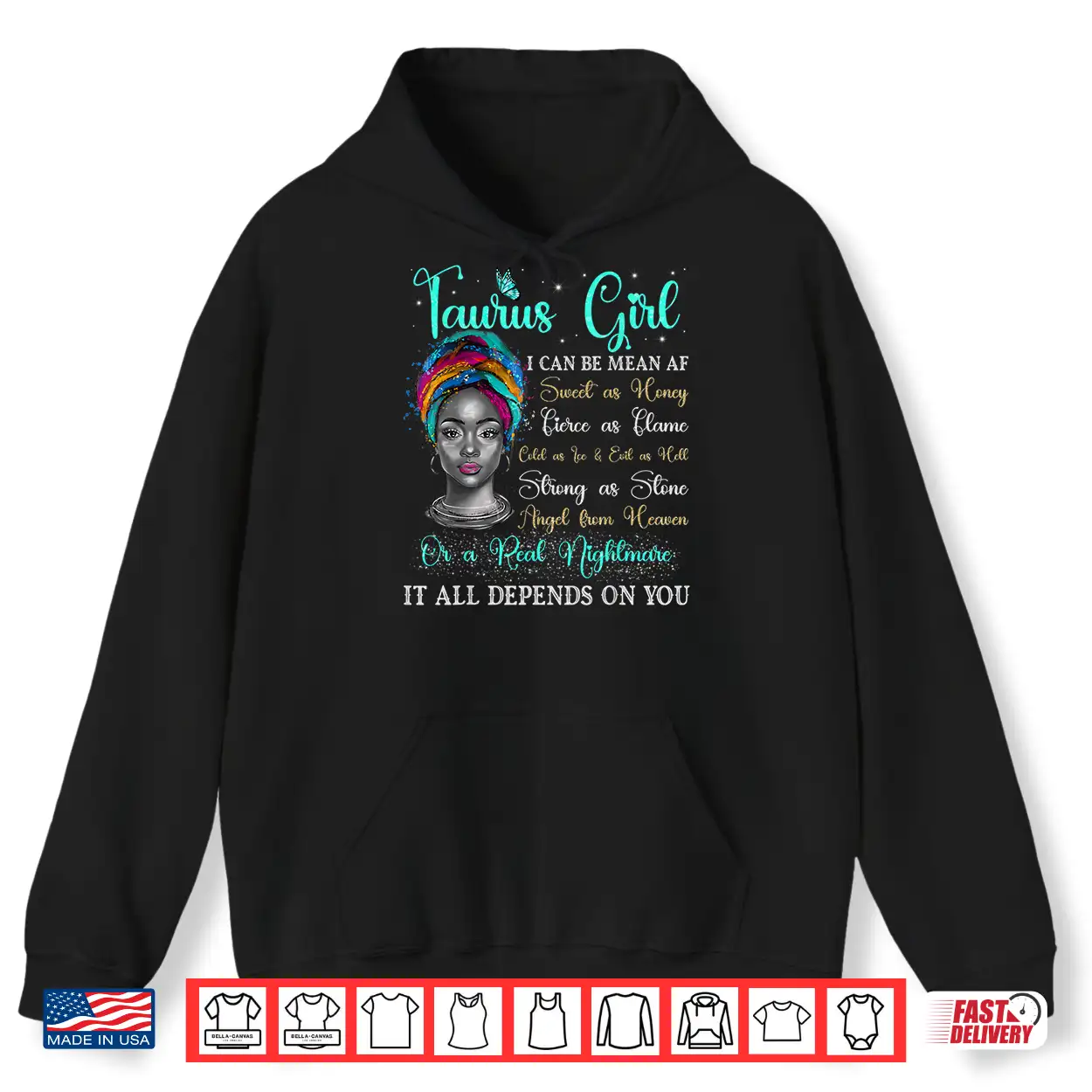 Taurus Girl Black Queen Zodiac Birthday Afro Woman Shirt Taurus Girl Black Queen Zodiac Birthday Afro Woman Shirt