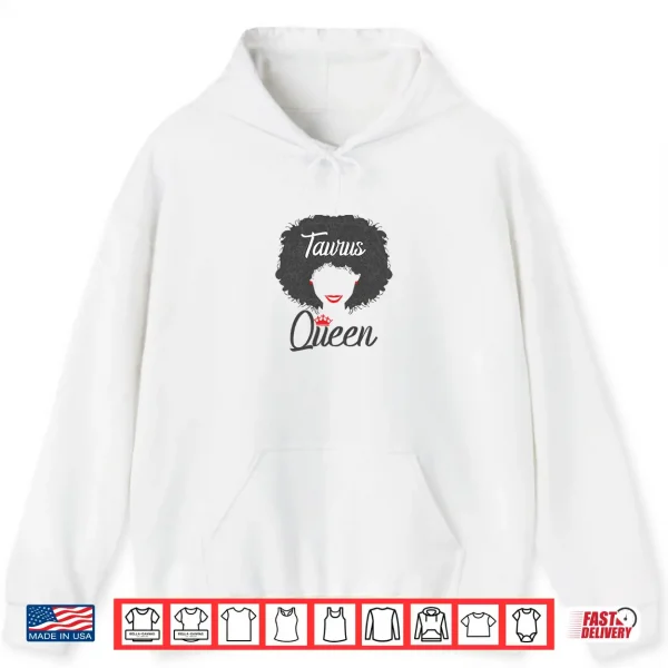 Taurus Queen Black Women Zodiac Shirt 1 Hoodie Taurus Queen Black Women Zodiac Shirt