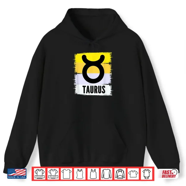 Taurus Zodiac Birthday Born In April Yellow Star Signs Funky Shirt 1 Hoodie Taurus Zodiac Birthday Born In April Yellow Star Signs Funky Shirt