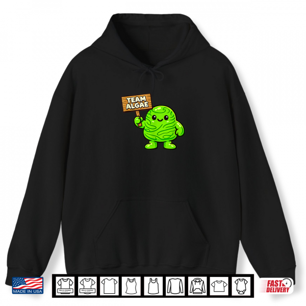 Team Algae Funny Pond Scum Mascot Design Shirt