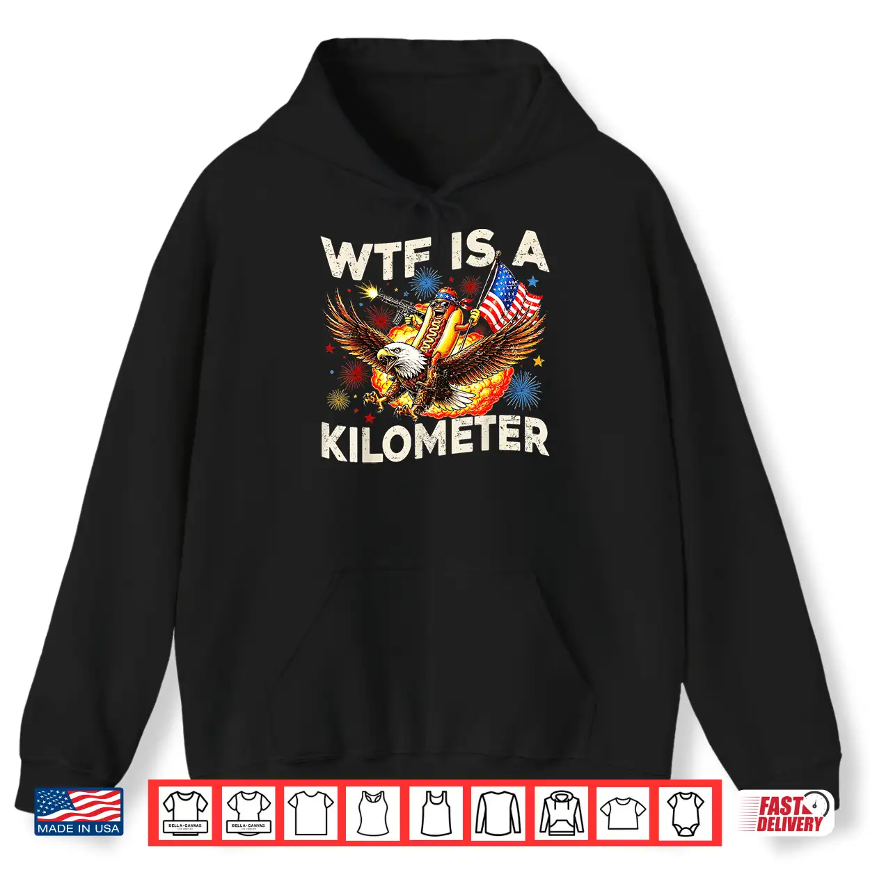 Wtf Is A Kilometer Funny Hot Dog Riding Eagle 4Th Of July Shirt Wtf Is A Kilometer Funny Hot Dog Riding Eagle 4Th Of July Shirt