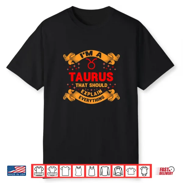 Horoscope Symbols Astrology Traits Taurus Zodiac Sign Shirt