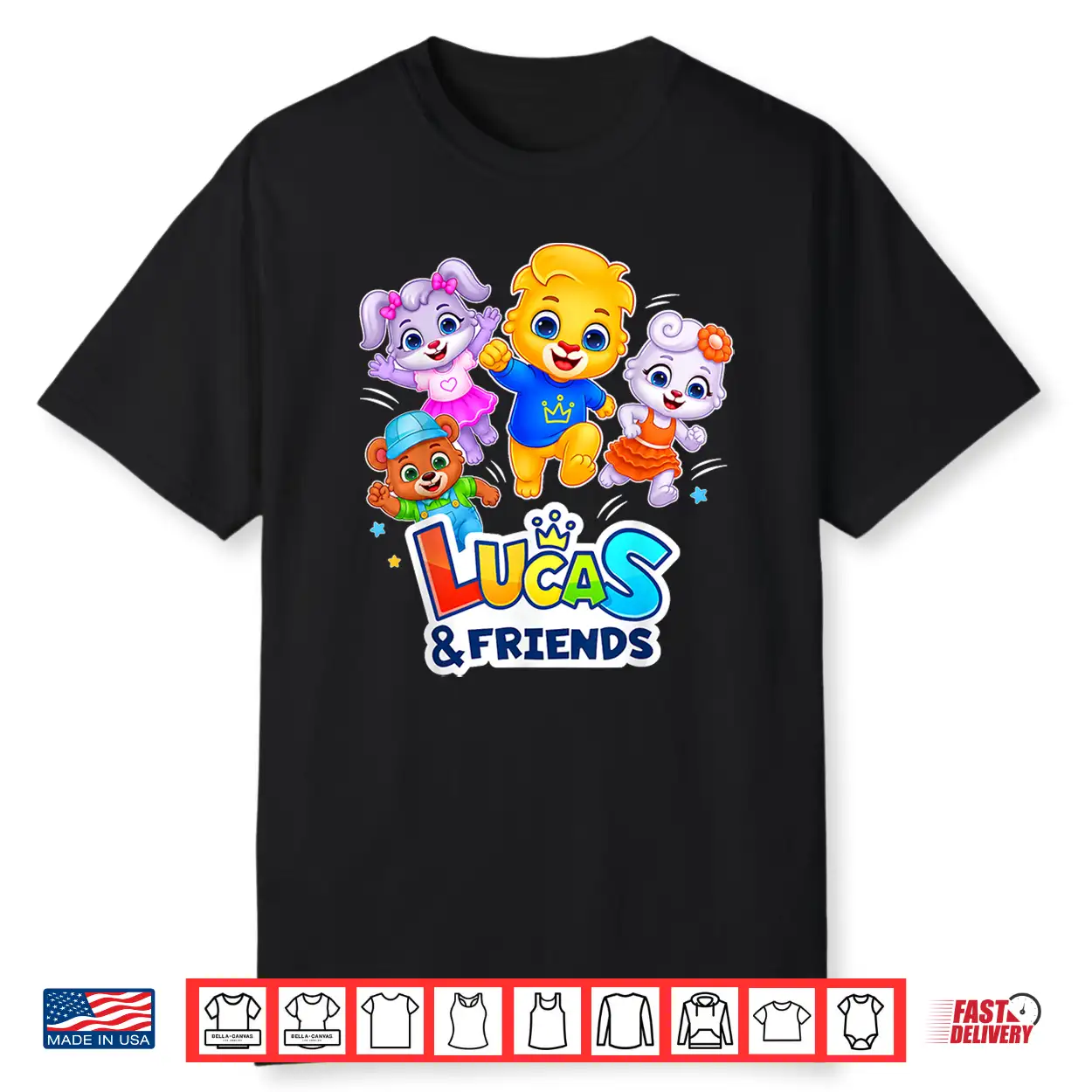 Kids Favorite Cartoon Characters Lucas & Friends Official Shirt Kids Favorite Cartoon Characters Lucas & Friends Official Shirt