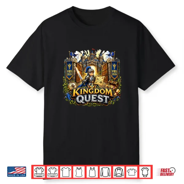 Kingdom Quest Vbs 2026 The Kingdom Of God Christian Shirt