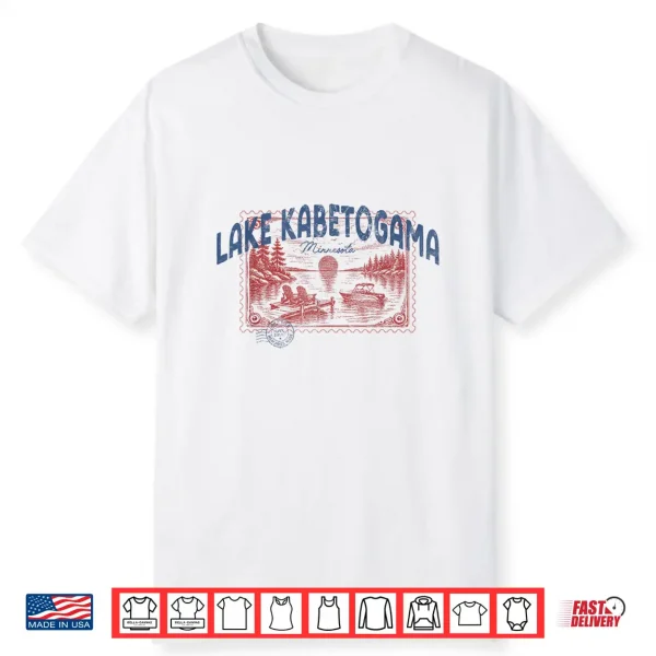 Lake Kabetogama Minnesota Outdoors Vintage Shirt