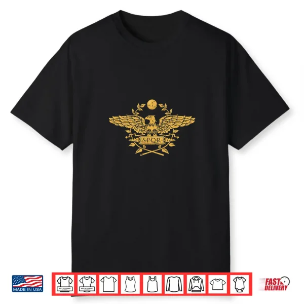 Legio Ix Hispana Taurus Emblem Roman Legion Back Print Shirt