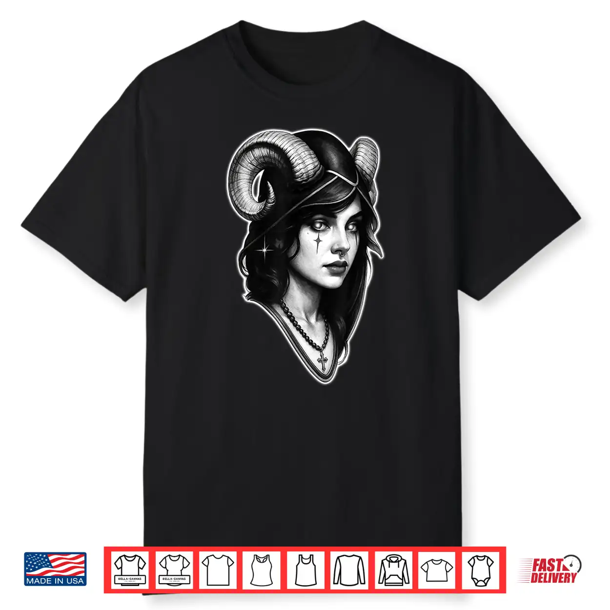 Lilith Priestess Goddess Aries Sagittarius Cute Goth Girl Shirt Lilith Priestess Goddess Aries Sagittarius Cute Goth Girl Shirt