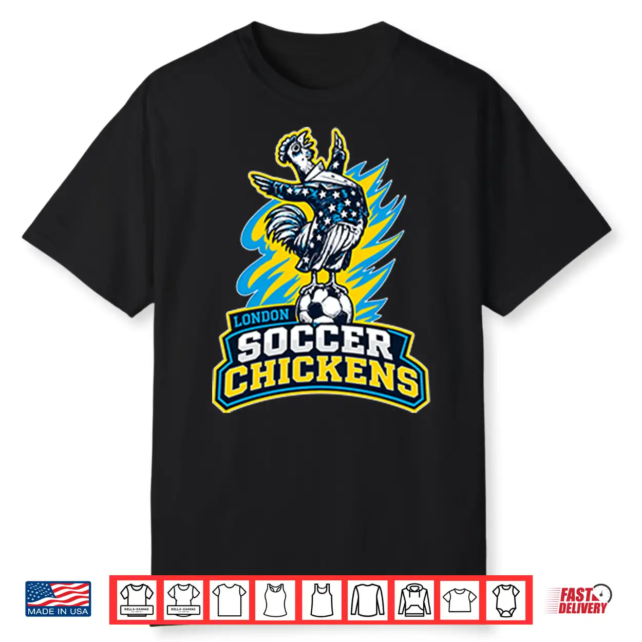 London Soccer Chickens Shirt London Soccer Chickens Shirt