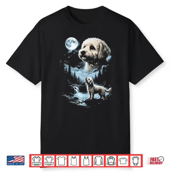 Maltipoo Howling To The Moon Shirt
