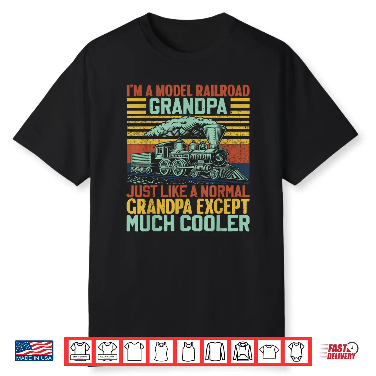 Model Railroad Grandpa Funny Train Lover Steam Engine Shirt Model Railroad Grandpa Funny Train Lover Steam Engine Shirt
