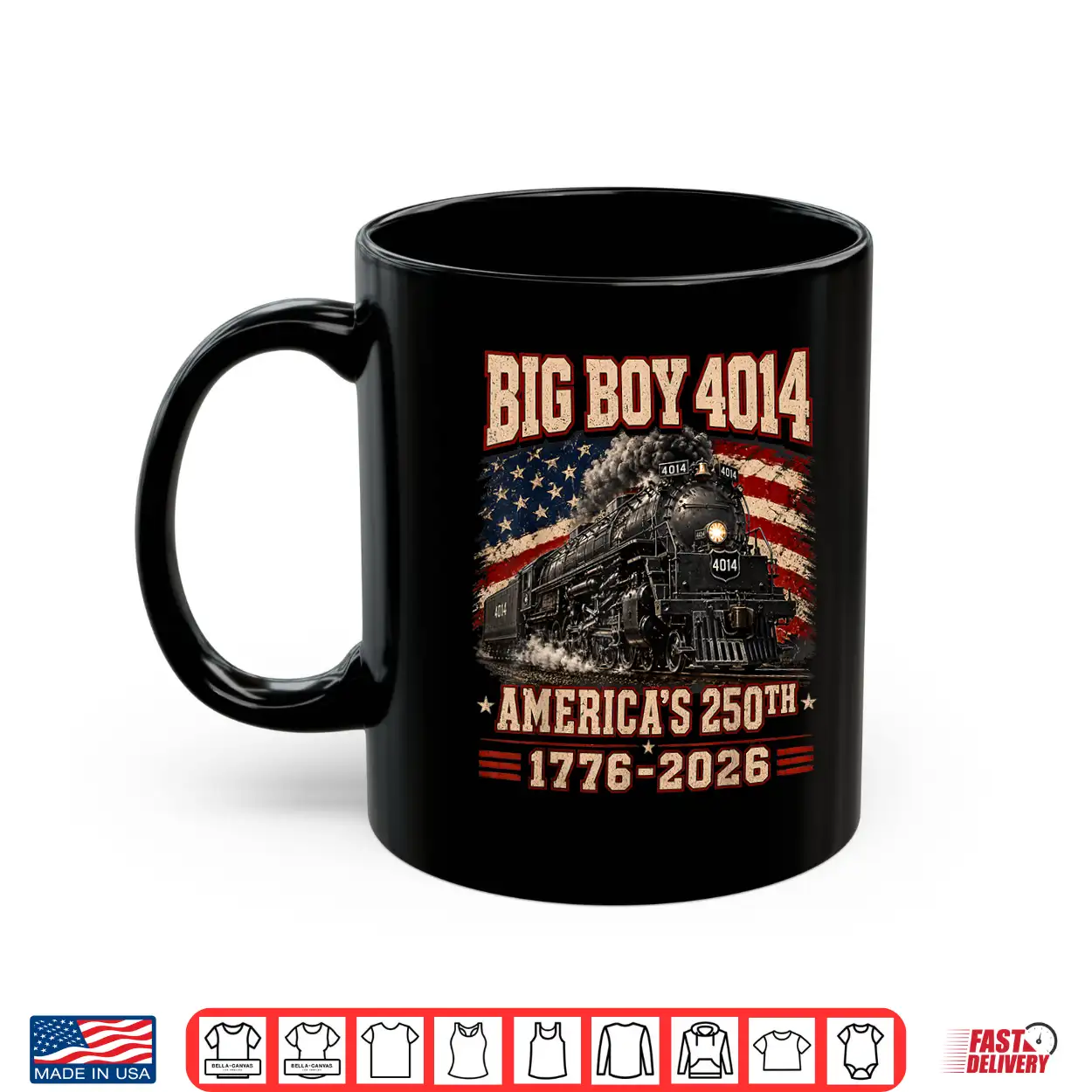 250 Years Big Boy 4014 Train Us Flag Vintage Apparel Shirt 250 Years Big Boy 4014 Train Us Flag Vintage Apparel Shirt