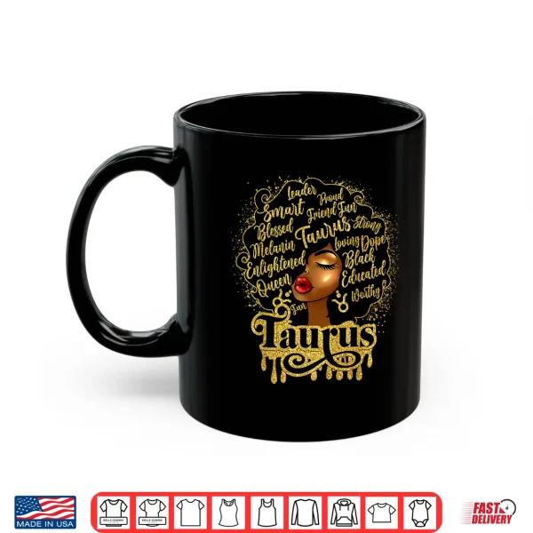 African American Birthday Afro Natural Hair Taurus Girl Shirt 3 Mug African American Birthday Afro Natural Hair Taurus Girl Shirt