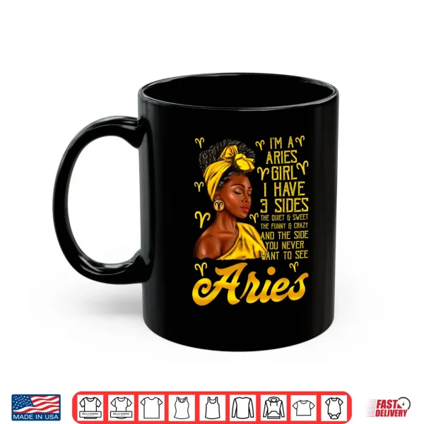 Aries Afro Black Woman It'S My Birthday Zodiac Sign Shirt 3 Mug Aries Afro Black Woman Its My Birthday Zodiac Sign Shirt