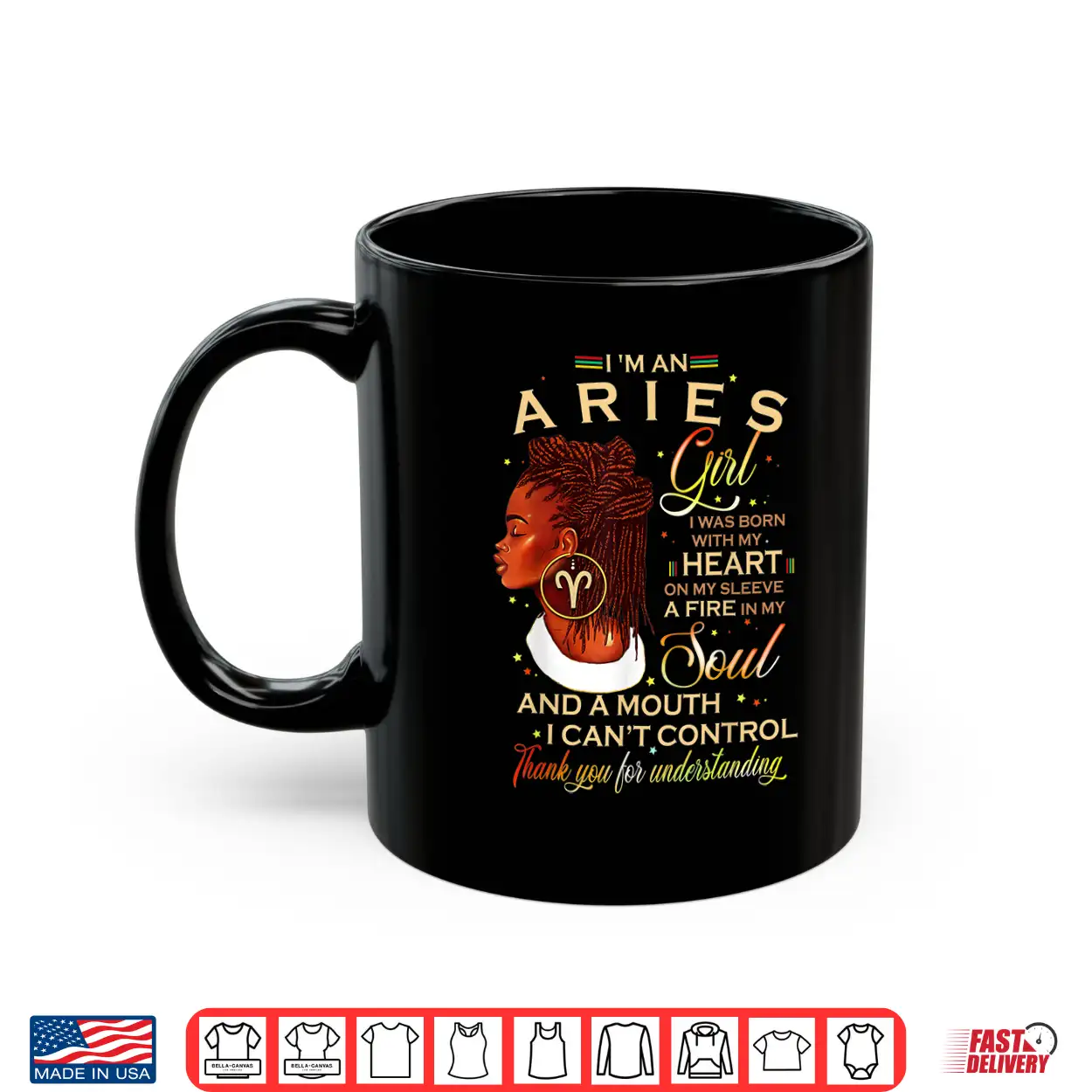 Aries Girl Afro Locs Girl Zodiac Signs Birthday Gift Shirt Aries Girl Afro Locs Girl Zodiac Signs Birthday Gift Shirt