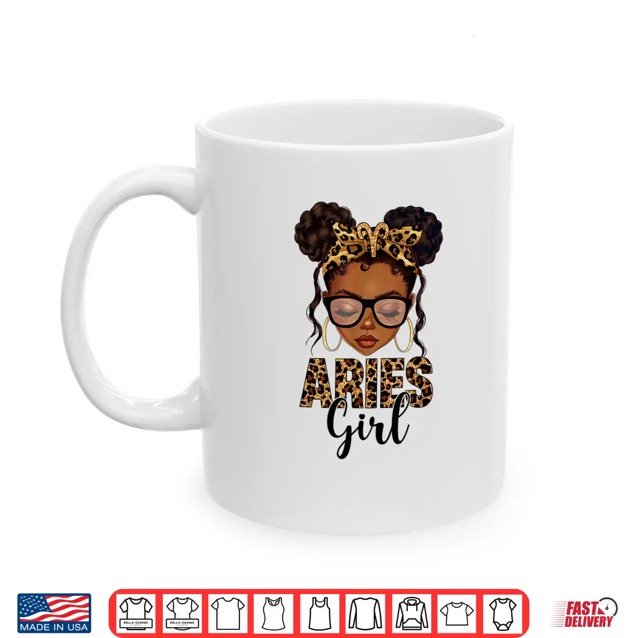 Aries Girl Messy Bun Zodiac Sign Birthday Black Girl Shirt Aries Girl Messy Bun Zodiac Sign Birthday Black Girl Shirt