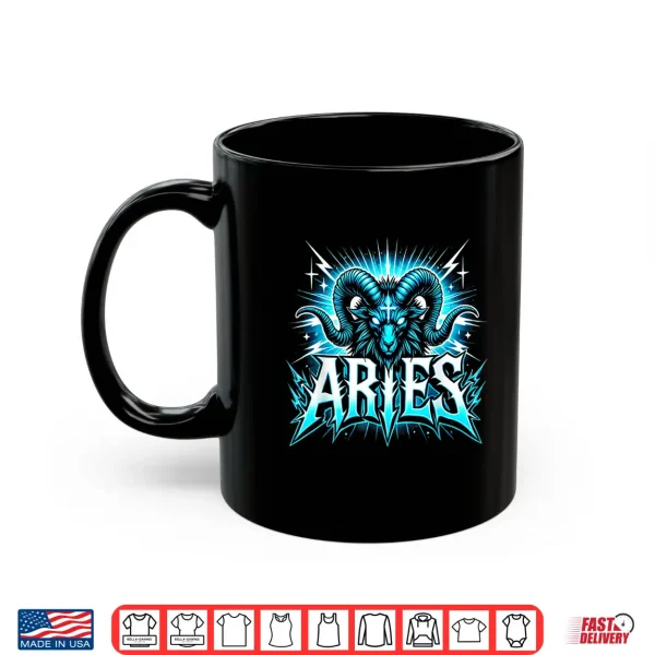 Mug Aries Heavy Metal Zodiac Shirt