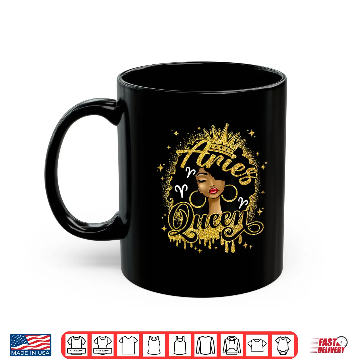 Aries Queen Curly Afro Women It’S My Birthday Zodiac Shirt Aries Queen Curly Afro Women It’S My Birthday Zodiac Shirt